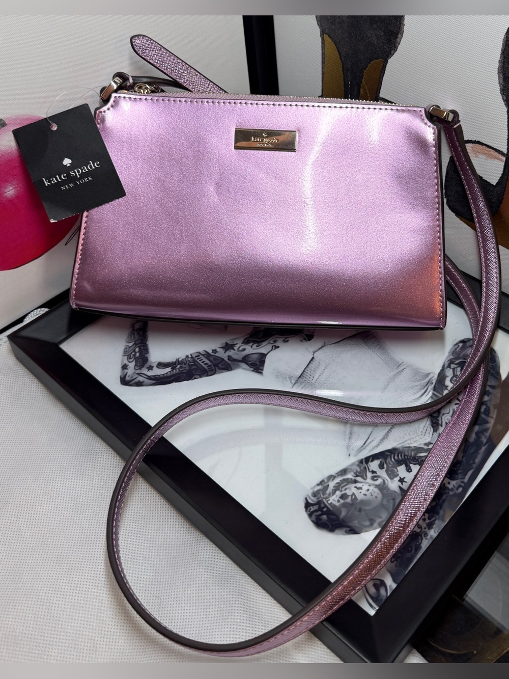 Kate Spade *NWT* Kenzie Mini Crossbody in Quartz Pink - Picture 2 of 11